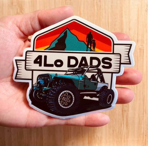 4Lo DADS Logo with The @4Lo_Dad Stretched TJ!