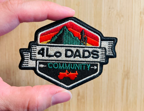 The 4Lo Dads Community Embroidered Patch (2x2)